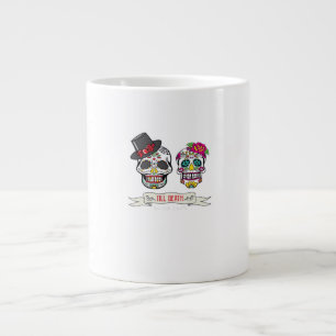 Tot de dood doen ons schedel bruid en bruidegom Pr Grote Koffiekop