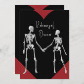 Tot de dood doen we deel Skeleton Black repesal Kaart (Voorkant / Achterkant)