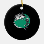 Tot de dood doet een klassieker keramisch ornament (Voorkant)