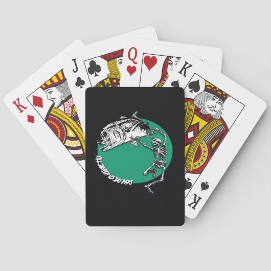 Tot de dood doet een klassieker pokerkaarten (Achterkant)