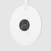 Tot de dood doet ons feest klassieker ornament (voorkant)