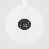 Tot de dood doet ons feest klassieker ornament (voorkant)