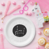 Tot de dood doet ons feest klassieker papieren bordje (Feest)