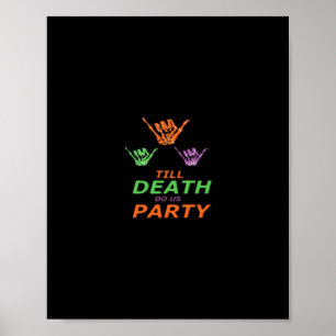Tot de dood doet ons feest klassieker poster