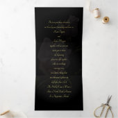 Tot de dood drivoudig donkerbruine weddenschap drieluik programma (Binnen)