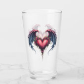 Tot de dood en het maanlicht ons binden. glas (Achterkant)