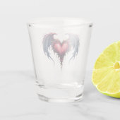 Tot de dood en het maanlicht ons binden. shot glas (Achterkant)