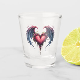 Tot de dood en het maanlicht ons binden. shot glas