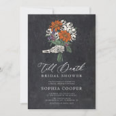 Tot de dood Gotisch Vrijgezellenfeest Kaart (Voorkant)