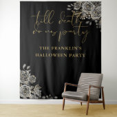 Tot de dood Halloween-feest Fotobackdrop Wandkleed (In situ)