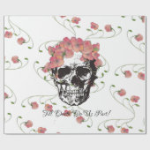 Tot de dood hebben we een bijdrage geleverd cadeaupapier (Vlak)