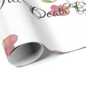 Tot de dood hebben we een bijdrage geleverd cadeaupapier (Rol Hoek)