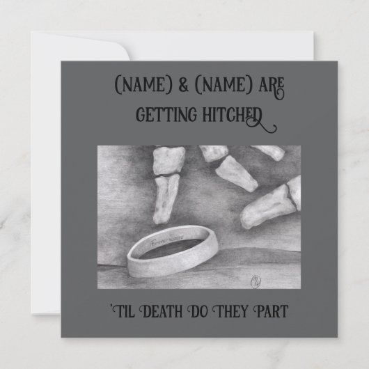 Tot de dood kaart (Voorkant)