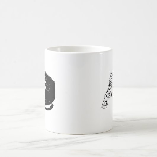 Tot de dood katten doen ons deel klassiek koffiemok (Center)