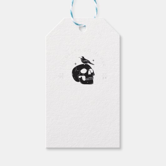 Tot de dood maakt ons deel uit van de bruiloft kla cadeaulabel (Voorkant)