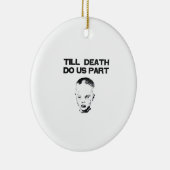Tot de dood maakt ons deel uit van de klassieke lu keramisch ornament (Rechts)
