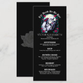 Tot de dood maakt ons deel uit van de skeletontvan menu (Voorkant / Achterkant)