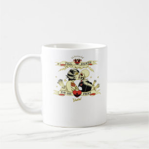 Tot de dood maakt ons deel uit van het klassieke o koffiemok