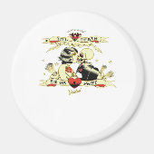 Tot de dood maakt ons deel uit van het klassieke o magneet (Voorkant)