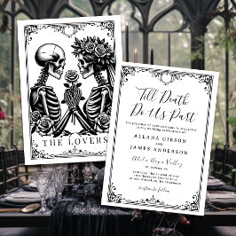 Tot de dood maken we deel uit Tarot bruiloft uitno Kaart