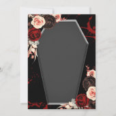 Tot de dood maken we deel uit van Coffin Floral Go Kaart (Achterkant)