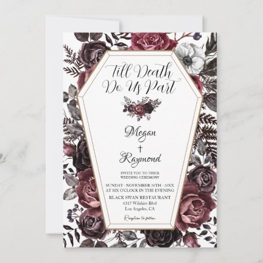 Tot de dood maken we deel uit van de  Gotische bru Kaart (Voorkant)