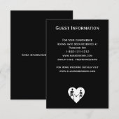 Tot de dood maken we deel uit van een skelet witte kaart (Voorkant / Achterkant)