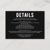 Tot de dood maken we deel uit van Gothic Weddensch Informatiekaartje (Voorkant)