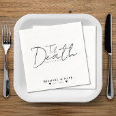 Tot de dood maken we deel uit van het witte huweli servet