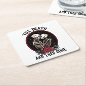 'Tot de dood Onderzetters (Schuin)