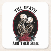 'Tot de dood Onderzetters (Voorkant)