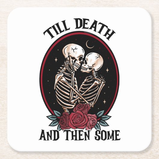 'Tot de dood Onderzetters (Voorkant)