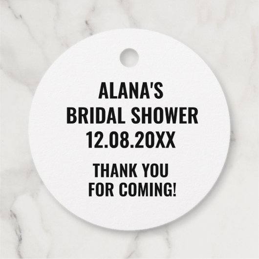 Tot de dood ons bruiloft viert Bruidsfeestje Bedankjes Labels (Achterkant)