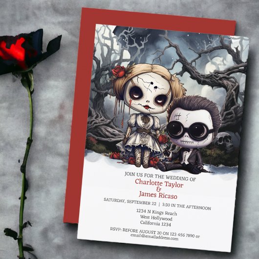 Tot de dood ons deel bruid en bruidegom kaart