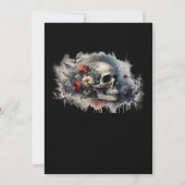 Tot de dood ons deel Dark Moody Vrijgezellenfeest Kaart (Achterkant)