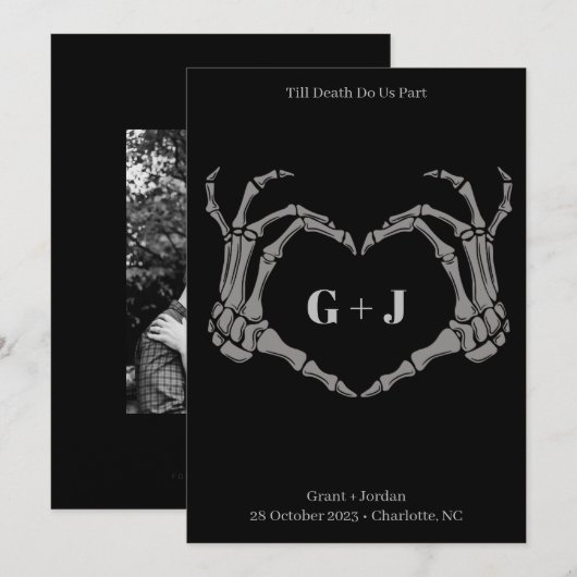 Tot de dood ons deel doen kaart (Voorkant / Achterkant)