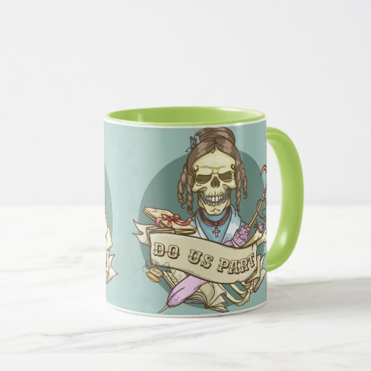 Tot de dood ons deel doen mok (Voorkant rechts)