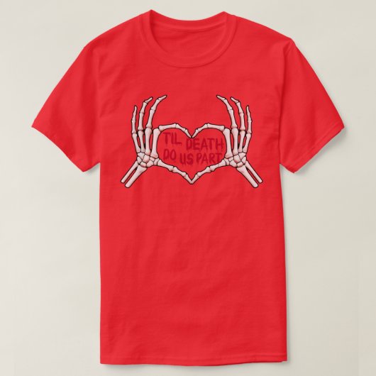 Tot de dood ons deel doen t-shirt (Design voorkant)