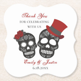 Tot de dood ons deel doen | Weddenschap Kartonnen Onderzetters