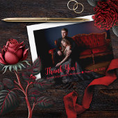 Tot de dood ons deel Gothic bedankt Briefkaart