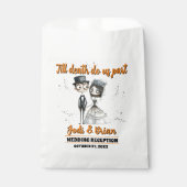 Tot de dood ons deel Halloween bruiloft Bedankzakje (Voorkant)