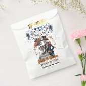 Tot de dood ons deel Halloween bruiloft Bedankzakje (Gezegeld)