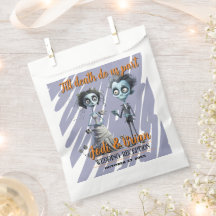 Tot de dood ons deel Halloween bruiloft