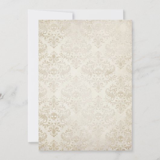 Tot de dood ons deel Halloween Save The Date (Achterkant)