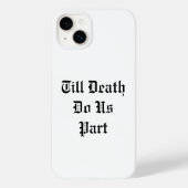 Tot de dood ons Deel iPhone Case - White (Achterkant)