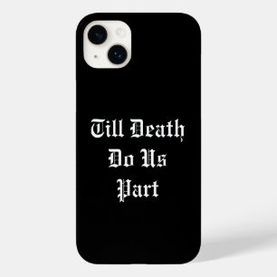 Tot de dood ons Deel iPhone Case - zwart
