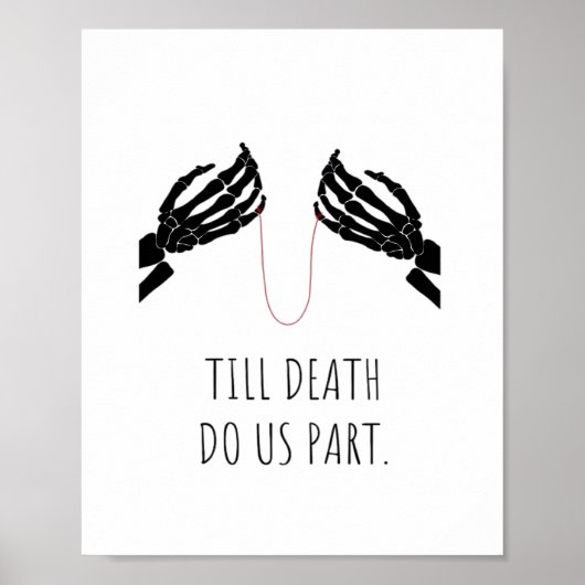 Tot de dood ons deel lichaam poster (Voorkant)
