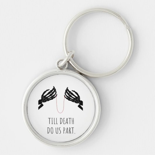 Tot de dood ons deel lichaam sleutelhanger (Voorkant)