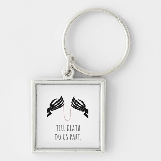Tot de dood ons deel lichaam sleutelhanger (Voorkant)