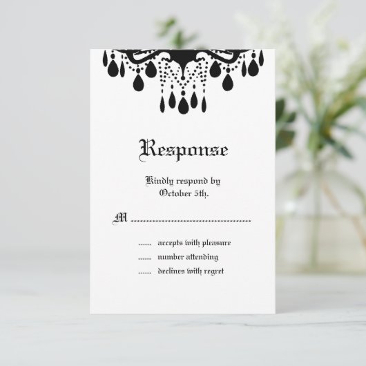 Tot de dood ons deel RSVP (Staand voorkant)